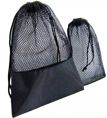 Mesh bag, polyester mesh drawstring bag, net bag